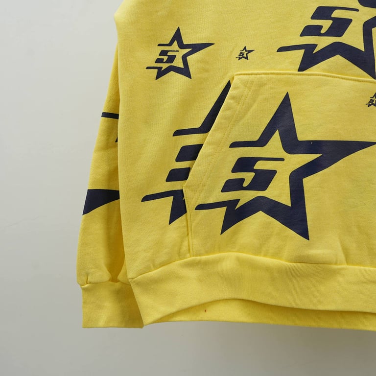 Sp5der 5Star Hoodie Yellow - 7