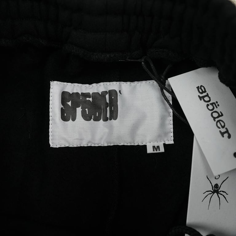 Sp5der Beluga Outline Sweatshorts Black - 11