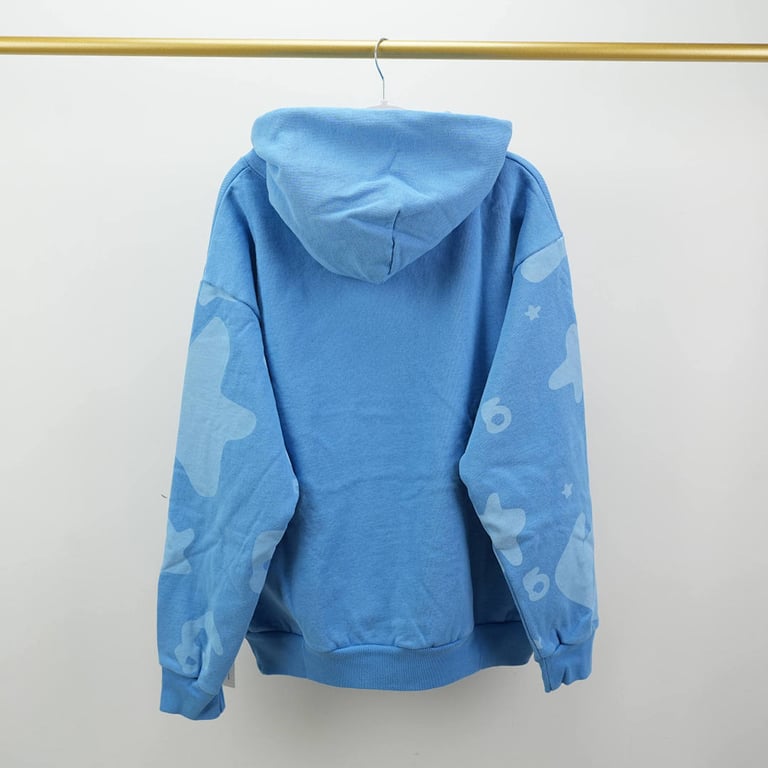 Sp5der Beluga V2 Hoodie Dusty Blue - 11