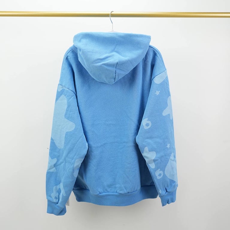 Sp5der Beluga V2 Hoodie Dusty Blue - 12