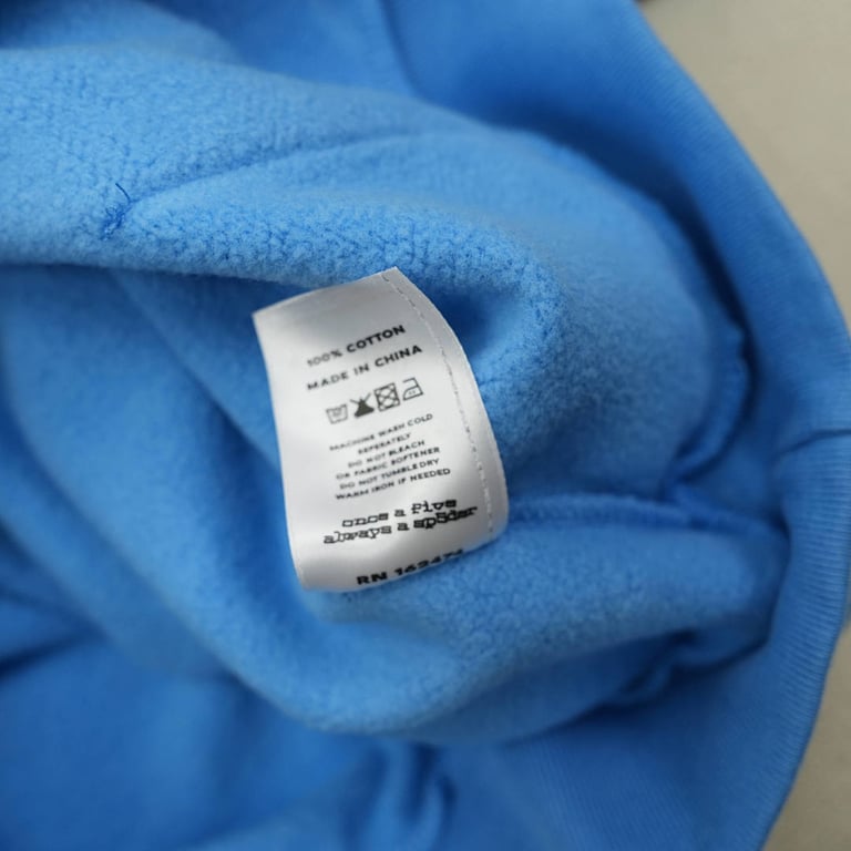 Sp5der Beluga V2 Hoodie Dusty Blue - 8