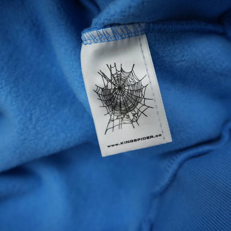 Sp5der Beluga V2 Hoodie Dusty Blue - 9