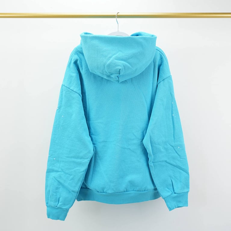 Sp5der Punk V2 Hoodie Cyan - 16