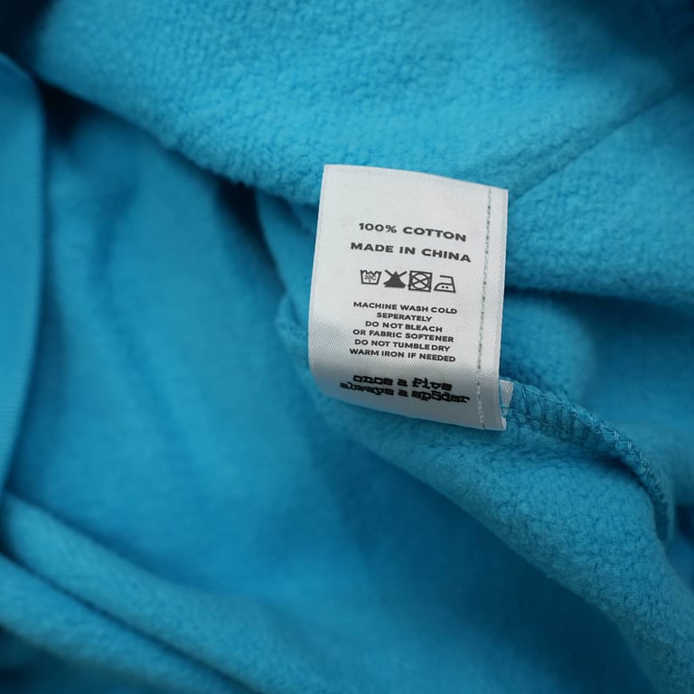 Sp5der Punk V2 Hoodie Cyan - 8