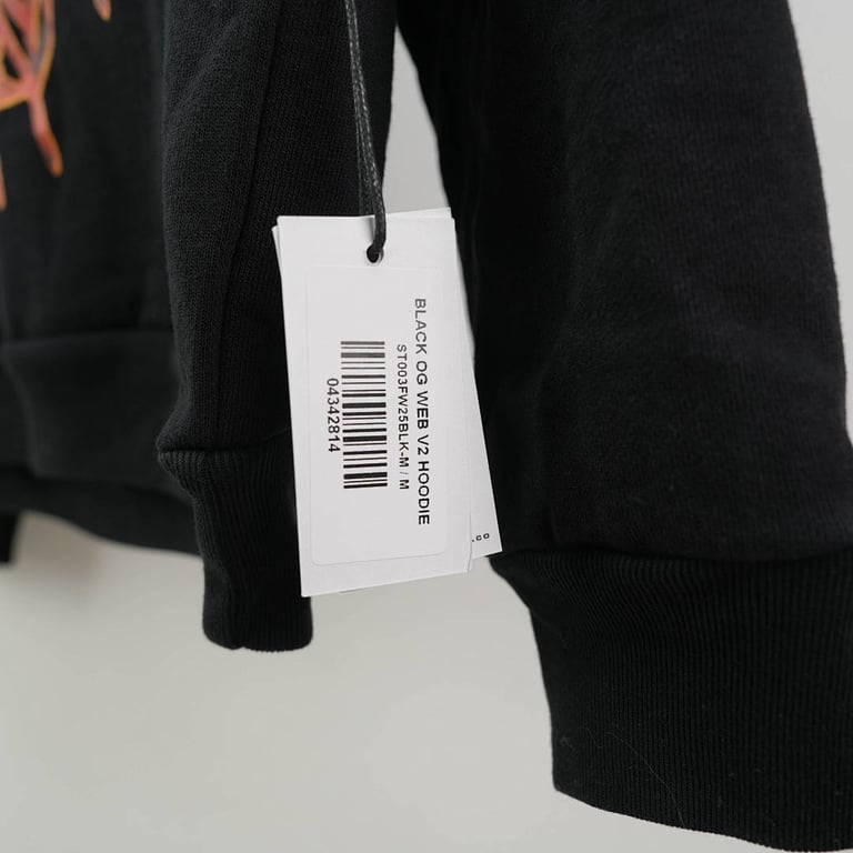 Sp5der OG Web V2 Hoodie Black - 12