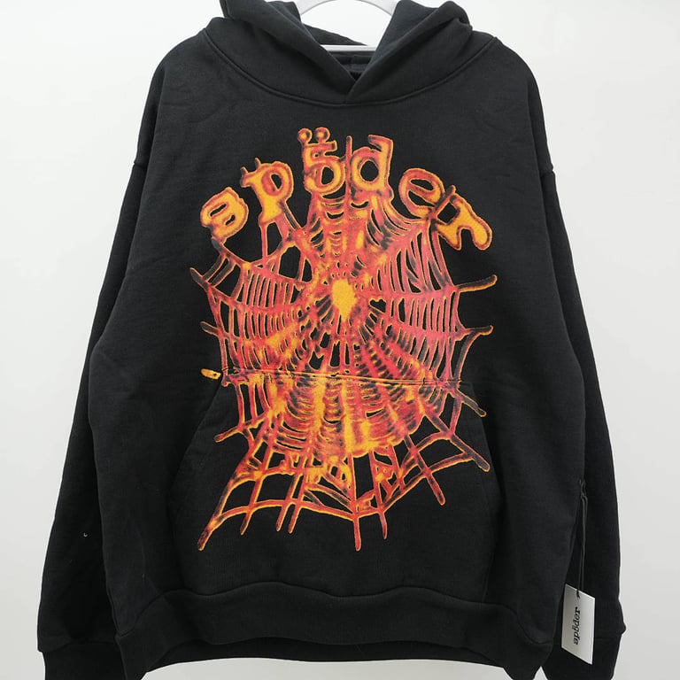Sp5der OG Web V2 Hoodie Black - 4