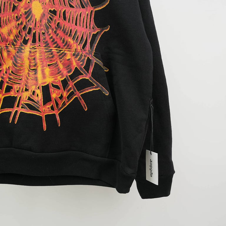 Sp5der OG Web V2 Hoodie Black - 5