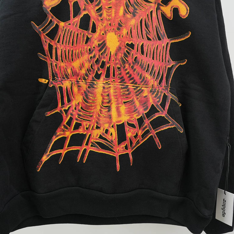 Sp5der OG Web V2 Hoodie Black - 8
