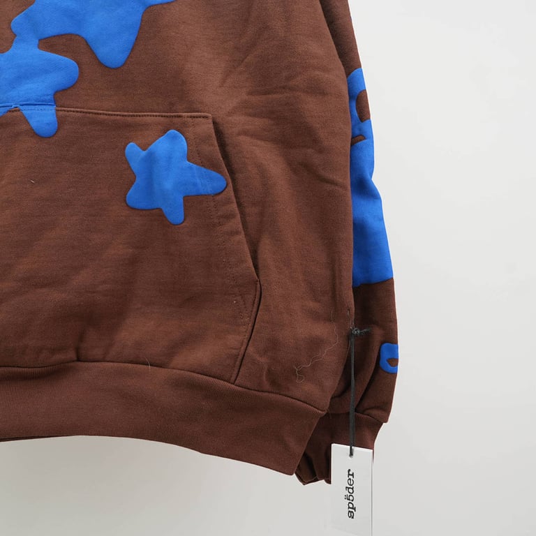 Sp5der Beluga Hoodie Brown - 10