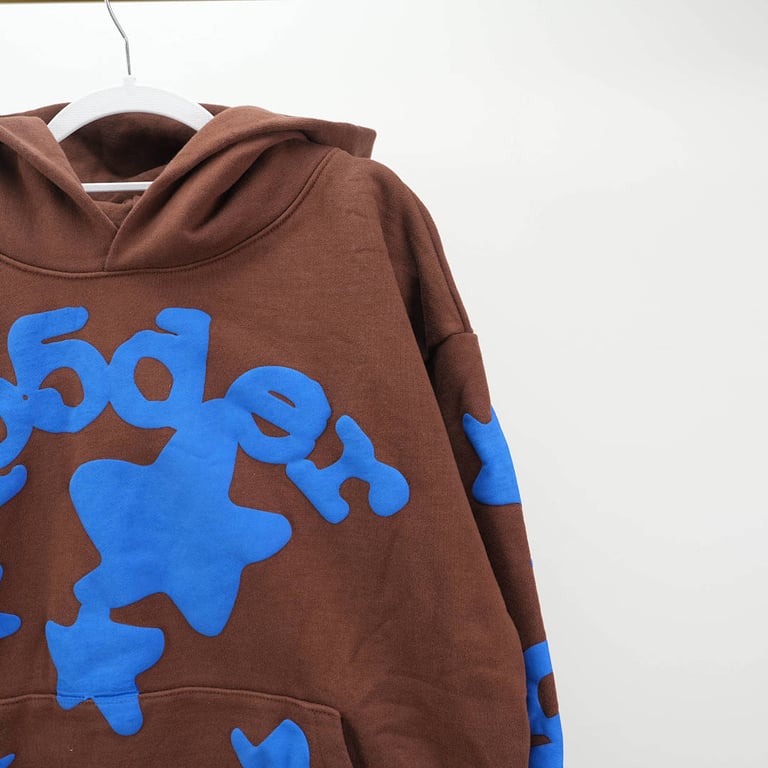 Sp5der Beluga Hoodie Brown - 14