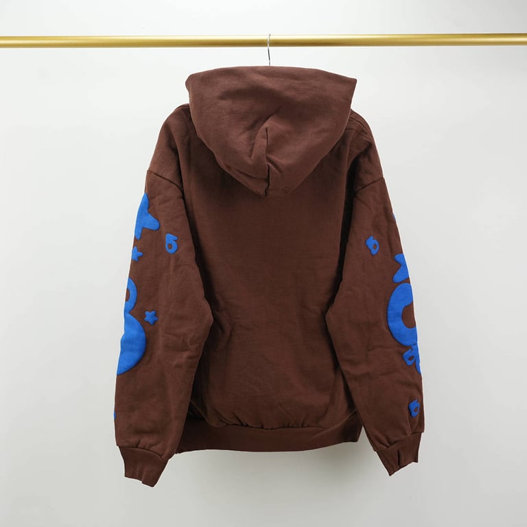 Sp5der Beluga Hoodie Brown - 16