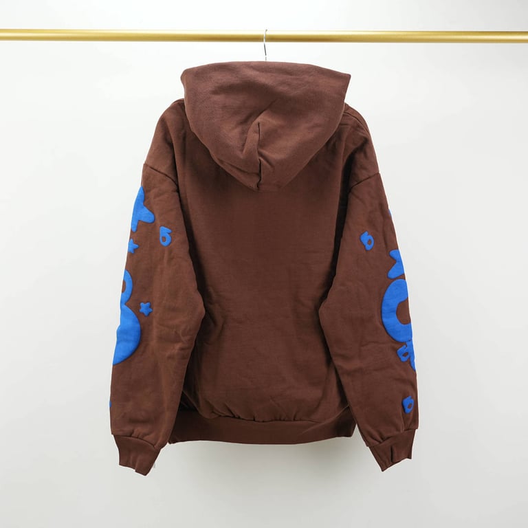Sp5der Beluga Hoodie Brown - 17