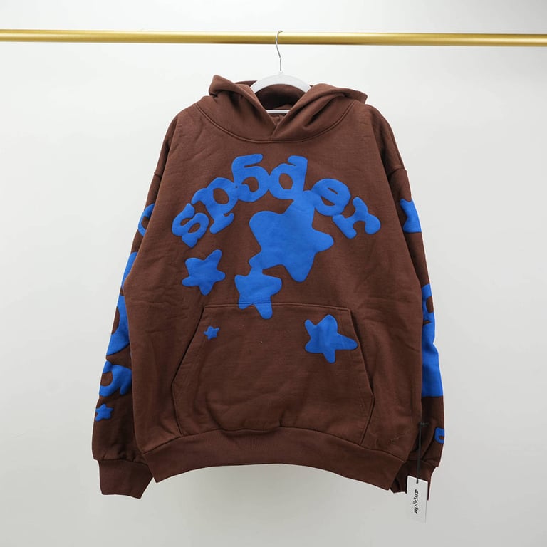 Sp5der Beluga Hoodie Brown - 3