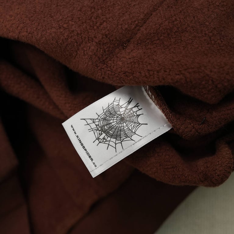 Sp5der Beluga Hoodie Brown - 7