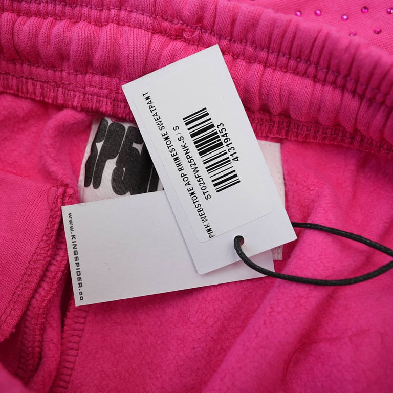 Sp5der VVS Sweatpant Pink - 8