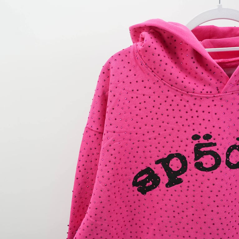 Sp5der VVS Hoodie Pink - 11