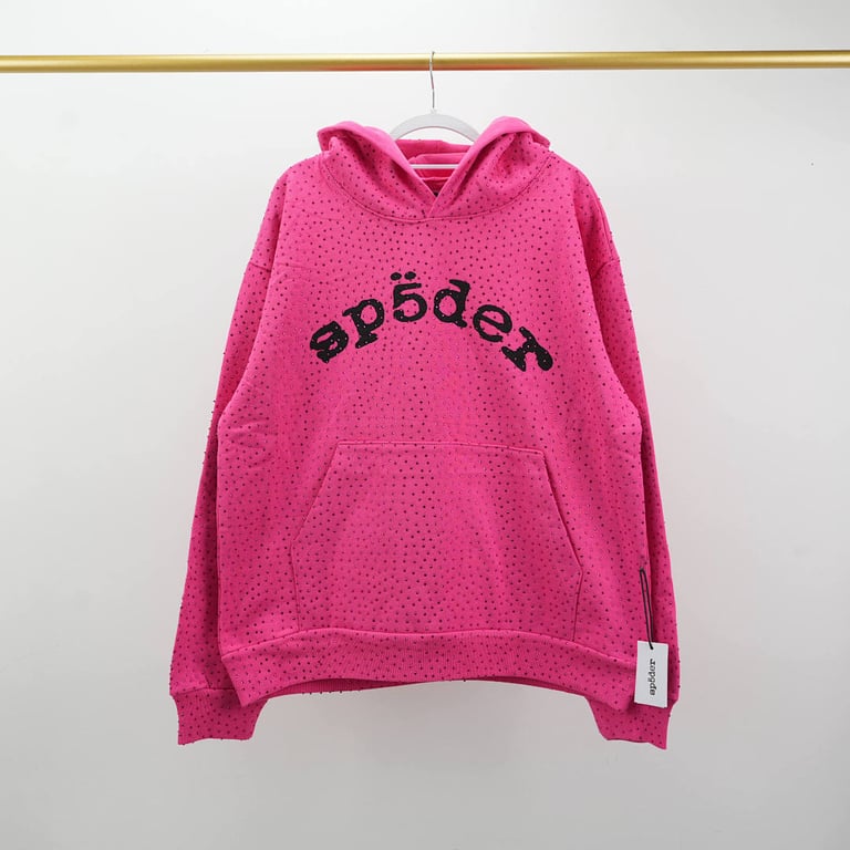 Sp5der VVS Hoodie Pink - 3