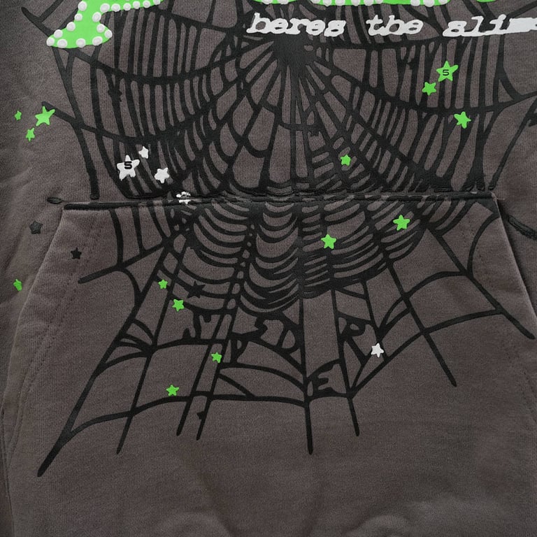 Sp5der PunkV2 Hoodie Slate - 13