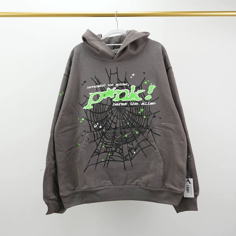Sp5der PunkV2 Hoodie Slate - 3