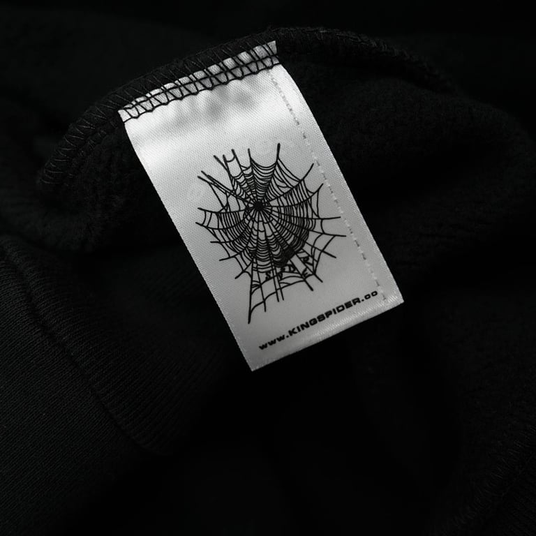 Sp5der Beluga Angel Number Hoodie Black - 10