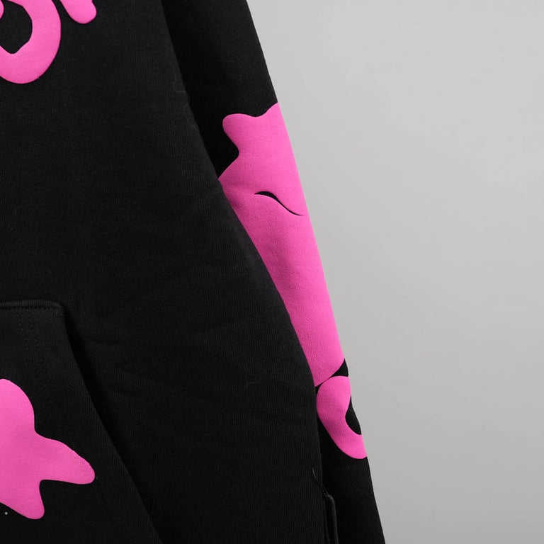 Sp5der Beluga Angel Number Hoodie Black - 5