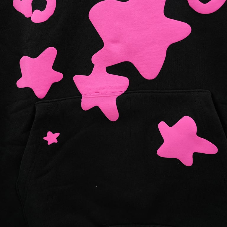 Sp5der Beluga Angel Number Hoodie Black - 6