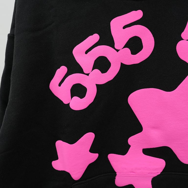 Sp5der Beluga Angel Number Hoodie Black - 7