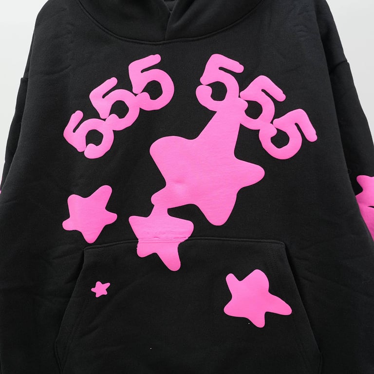 Sp5der Beluga Angel Number Hoodie Black - 9