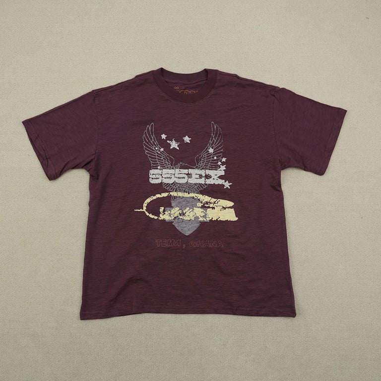 Sp5der 555EX Graphic Tee Burgundy - 3