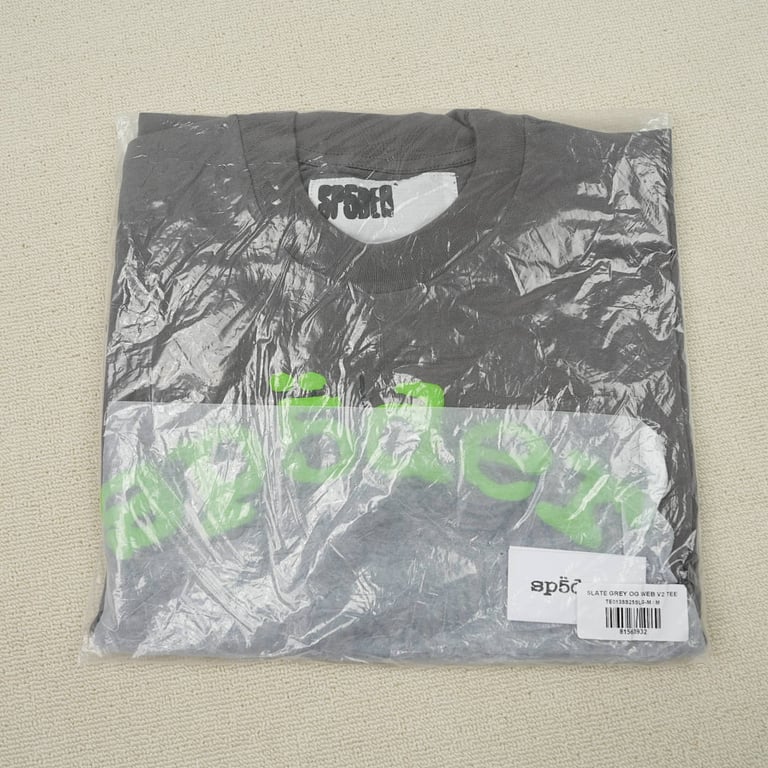 Sp5der OG Web V2 Tee Slate Grey - 2