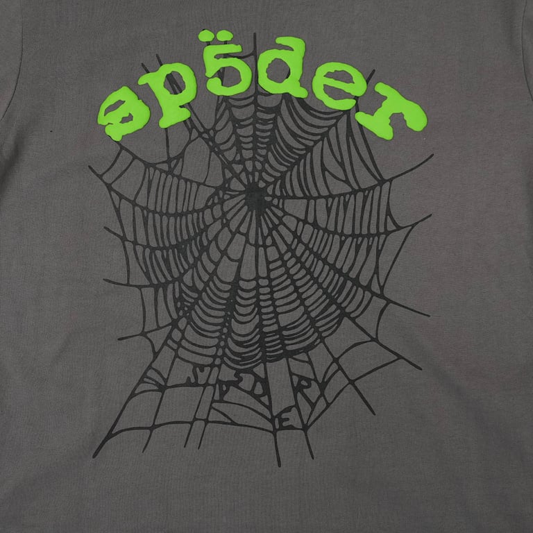 Sp5der OG Web V2 Tee Slate Grey - 4