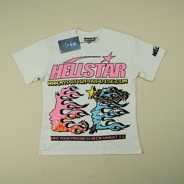 Hellstar Pixel T-Shirt White - 10