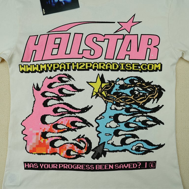 Hellstar Pixel T-Shirt White - 11