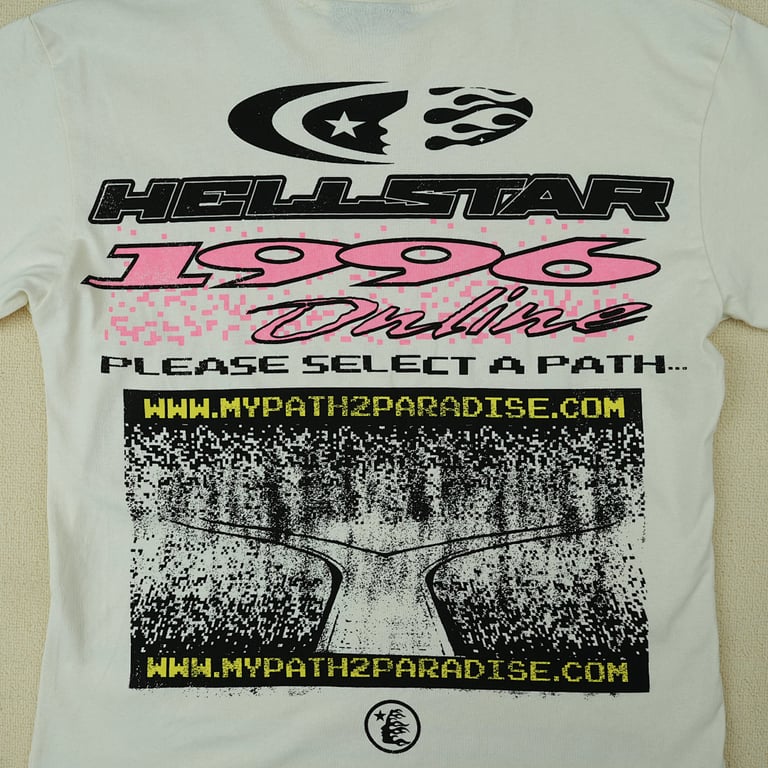 Hellstar Pixel T-Shirt White - 22