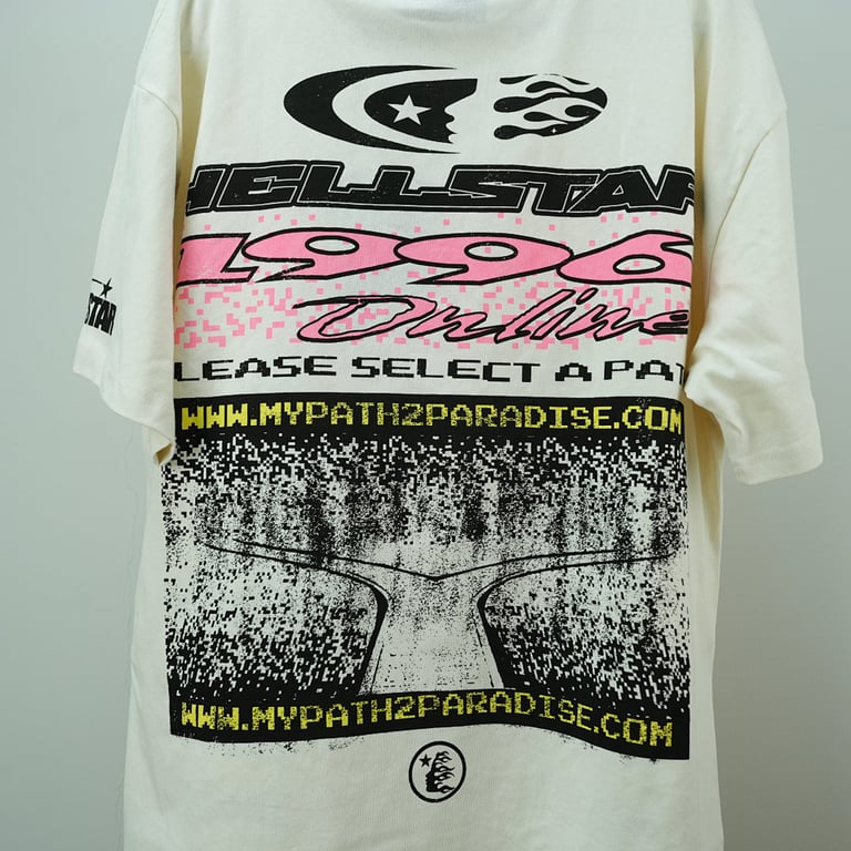 Hellstar Pixel T-Shirt White - 8
