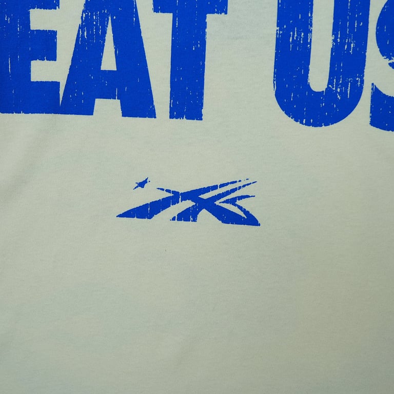 Hellstar Beat Us! T-shirt White/Blue - 27
