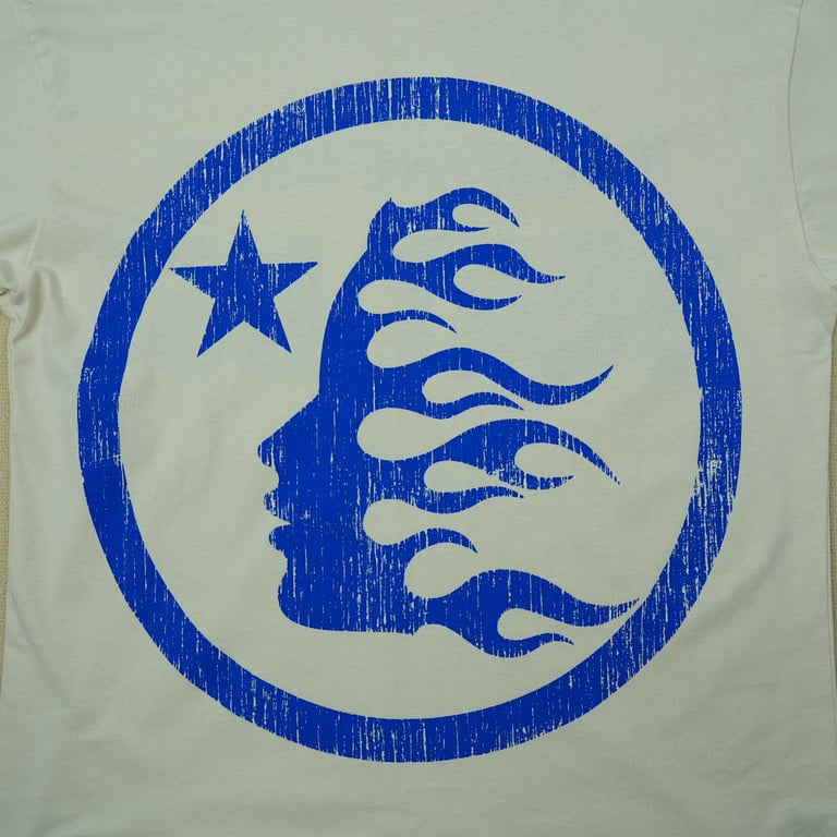 Hellstar Beat Us! T-shirt White/Blue - 29