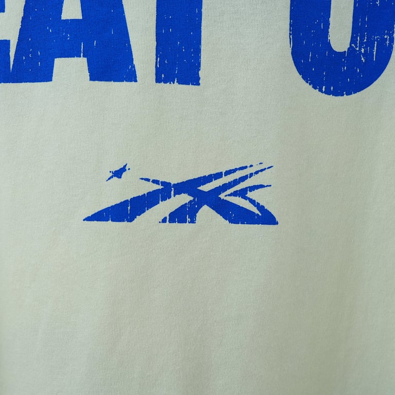 Hellstar Beat Us! T-shirt White/Blue - 5