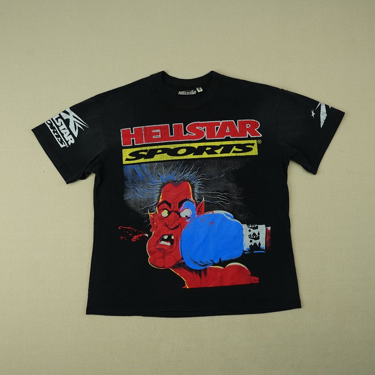 Hellstar Knock-Out T-shirt Black - 11