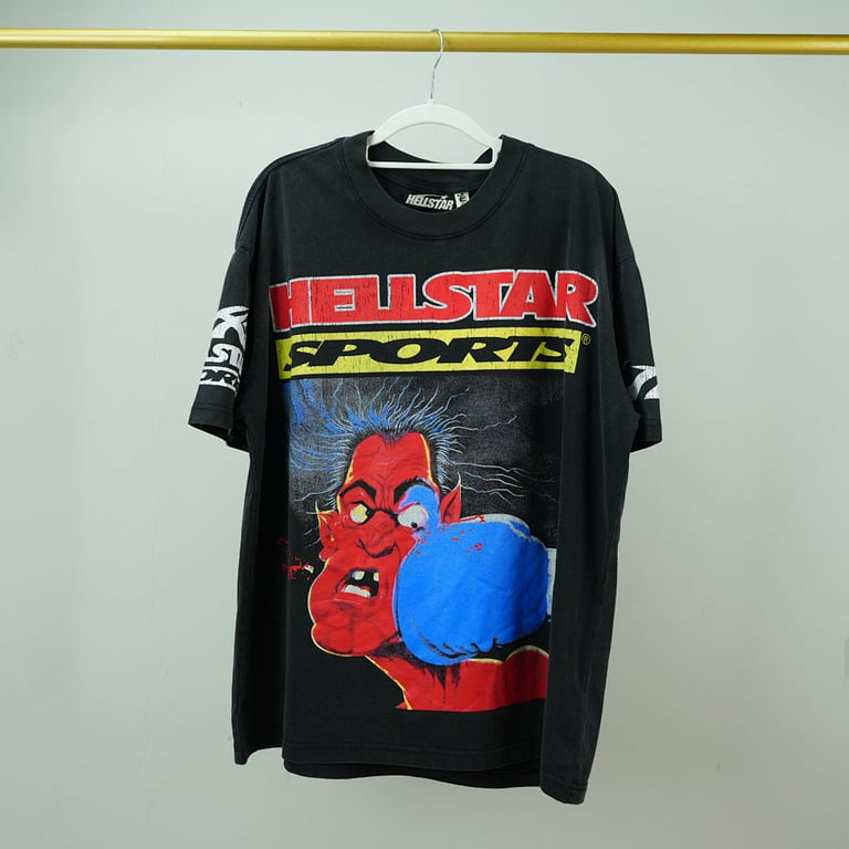 Hellstar Knock-Out T-shirt Black - 25