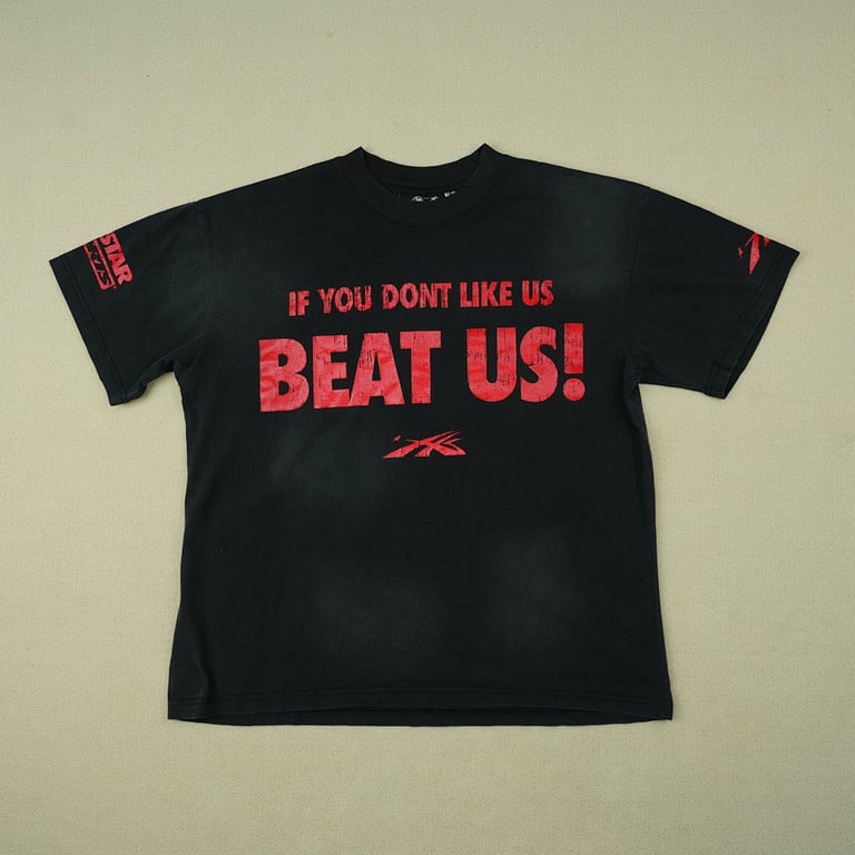 Hellstar Beat Us! T-shirt Red/Black - 7
