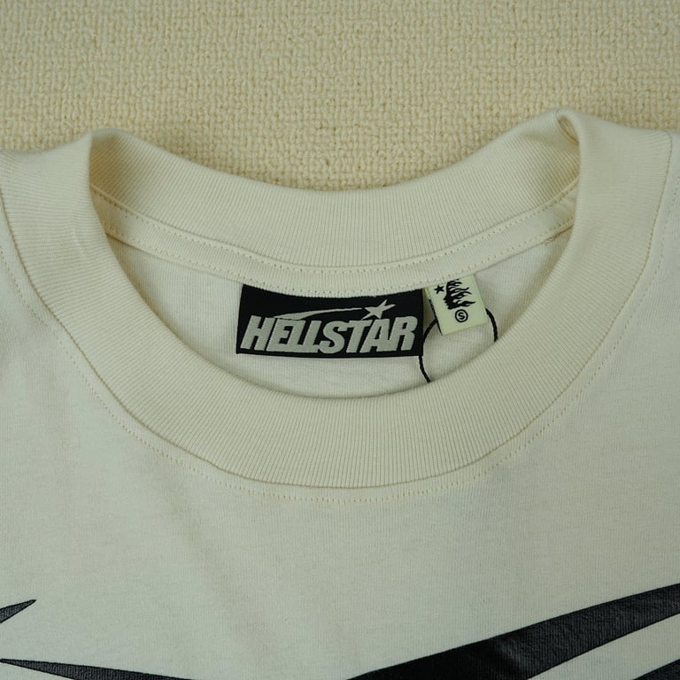 Hellstar Gel Sport Logo T-shirt White/Blue - 11