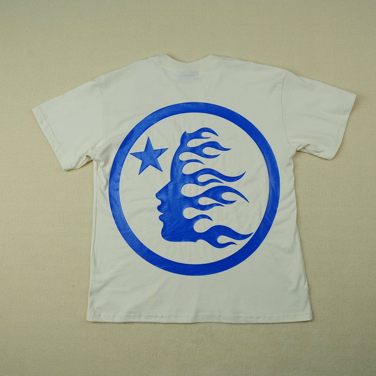 Hellstar Gel Sport Logo T-shirt White/Blue - 14