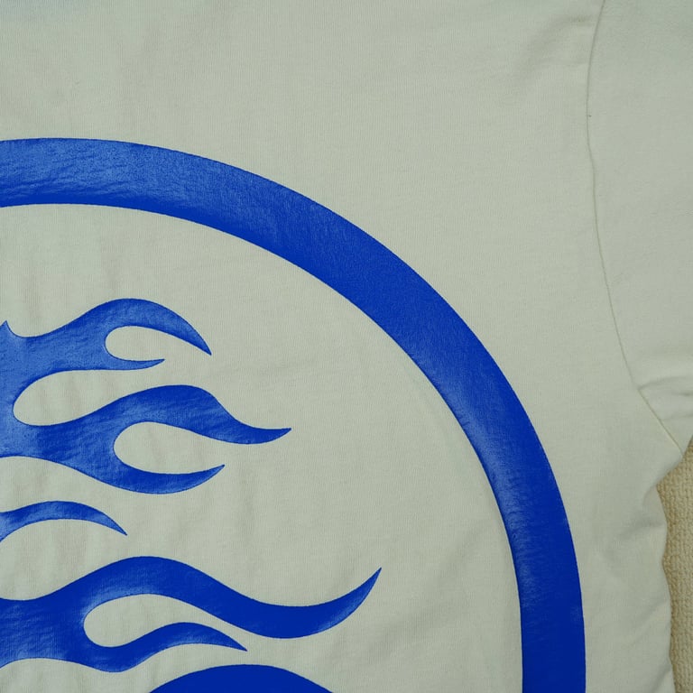 Hellstar Gel Sport Logo T-shirt White/Blue - 16