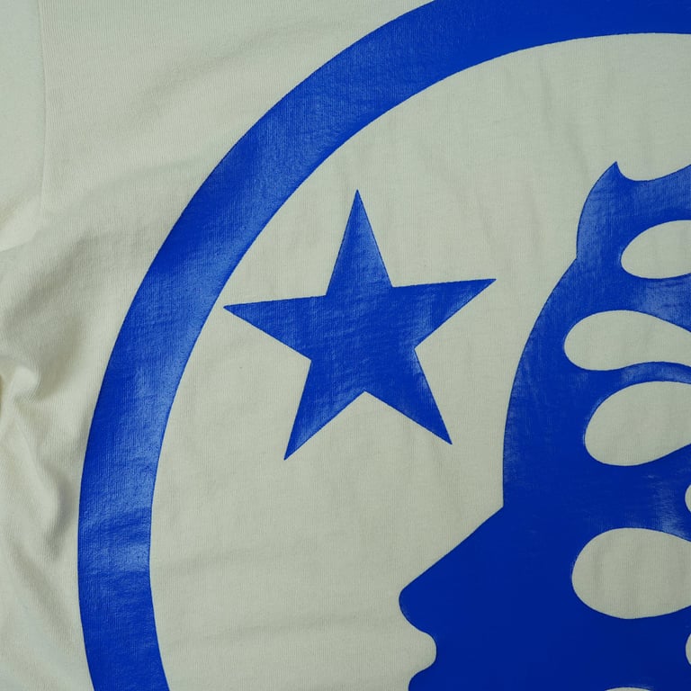 Hellstar Gel Sport Logo T-shirt White/Blue - 17