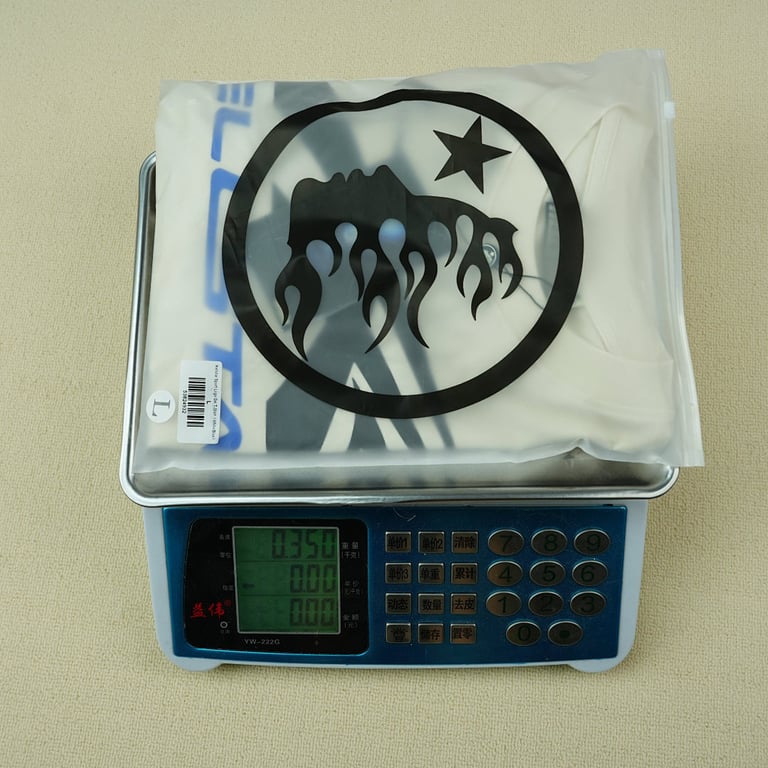 Hellstar Gel Sport Logo T-shirt White/Blue - 3