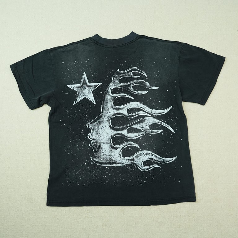 Hellstar Chrome Logo T-Shirt Black - 16