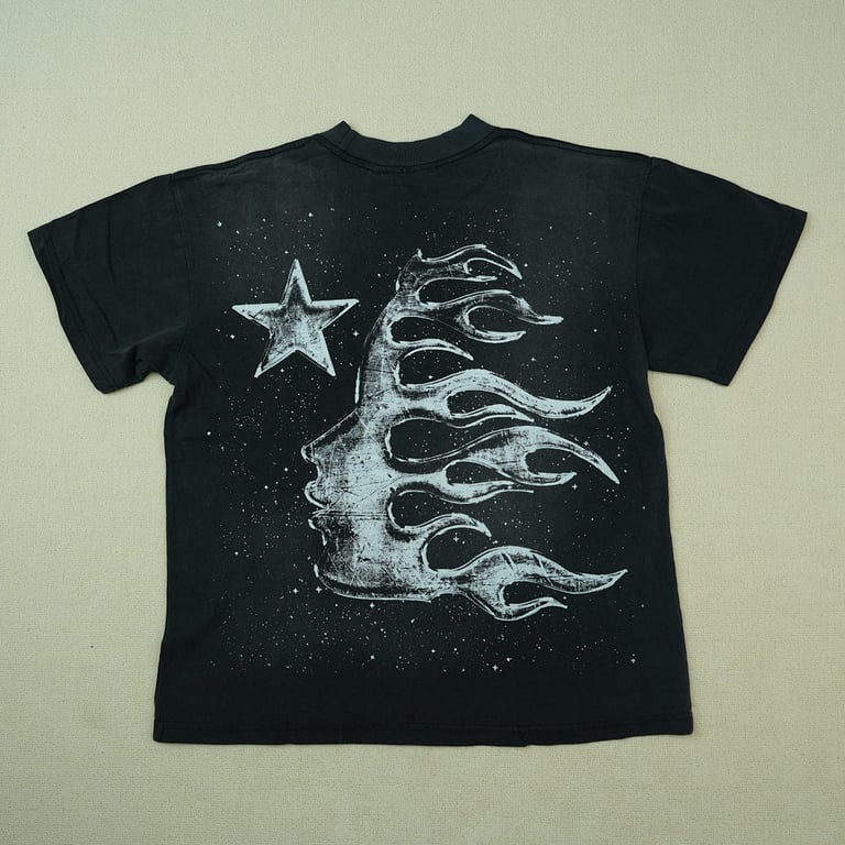 Hellstar Chrome Logo T-Shirt Black - 17