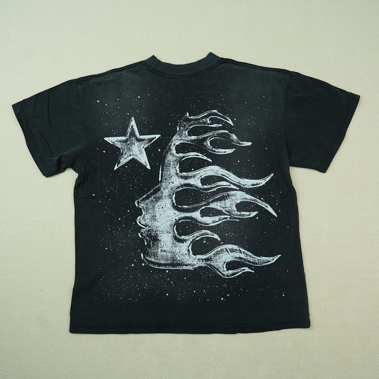 Hellstar Chrome Logo T-Shirt Black - 18