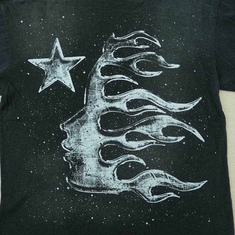 Hellstar Chrome Logo T-Shirt Black - 21